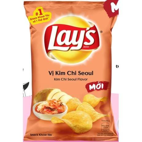 Snack lay's vị kim chi seoul 35g