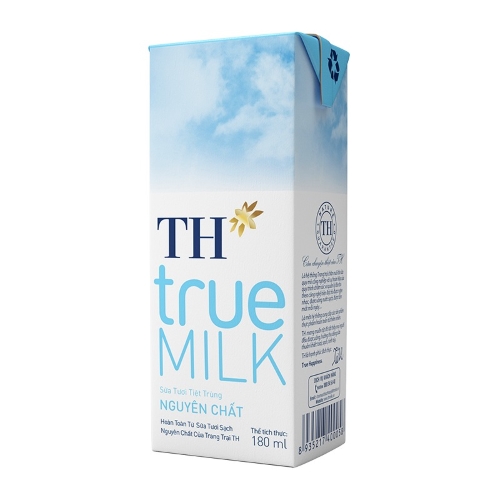 Sữa tươi tiệt trùng th true milk nguyên chất 180ml