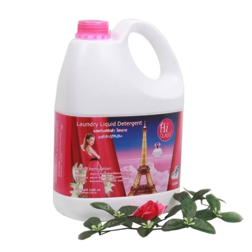 Nước giặt Hi Class Laundry Liquid Detergent hồng 3.5l