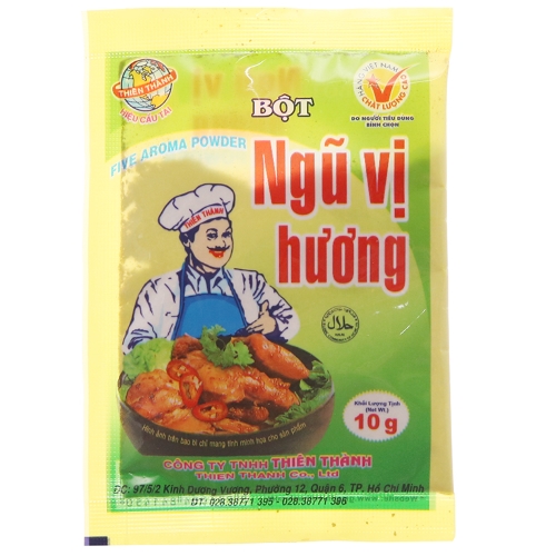 Bột ngũ vị hương Kim Hưng gói 5g