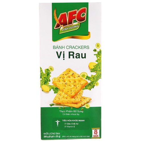 Bánh afc vị rau