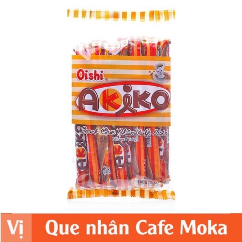 Bánh que akiko oishi nhân cà phê moka 160g