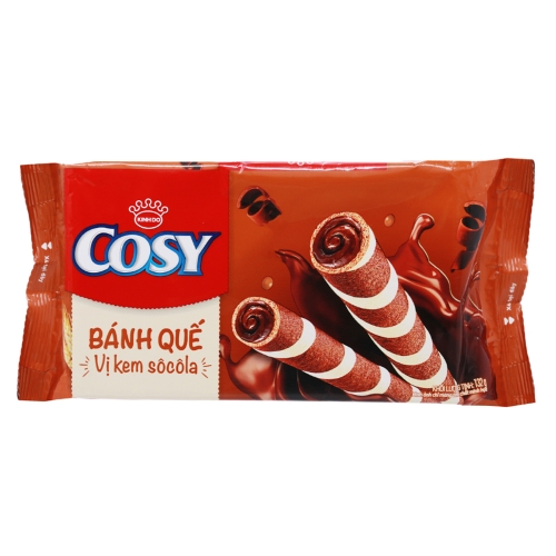 Bánh quế vị kem socola cosy gói 132g