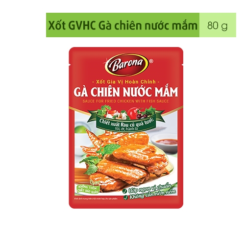 Barona gia vị gà chiên mắm