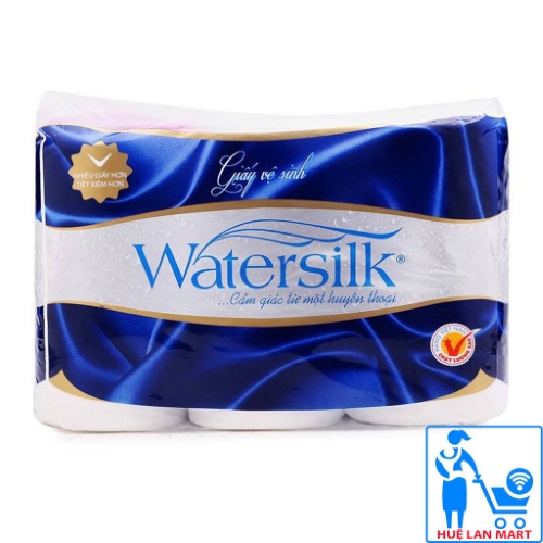 Giấy vệ sinh water silk 12 cuộn 3 lớp