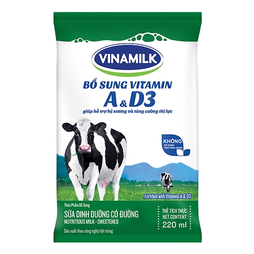 Sữa vinamik có đường 220ml